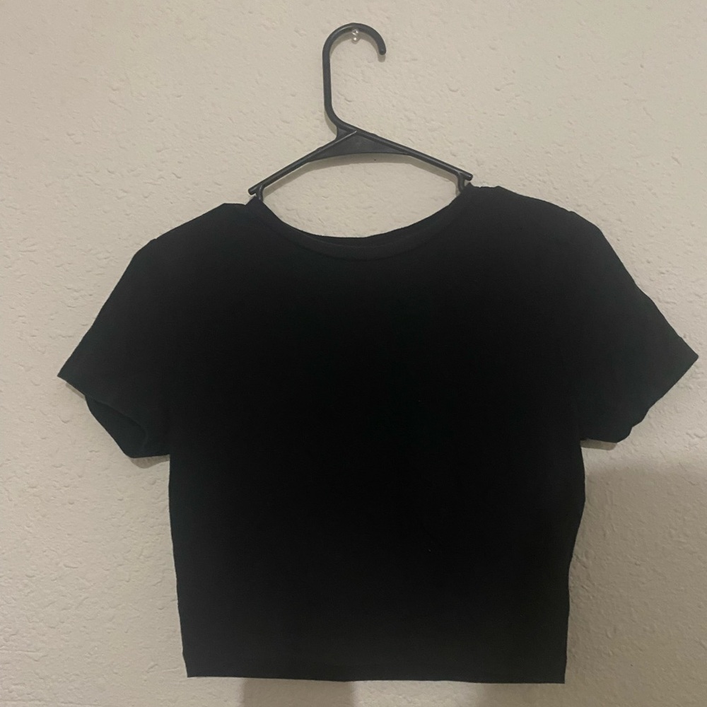 Wild Fable Black Crop Top